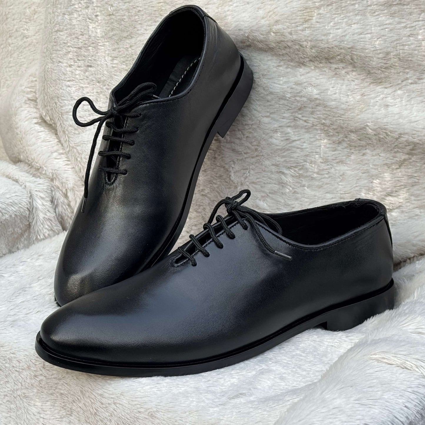 Black Oxford Laces handmade cowcci